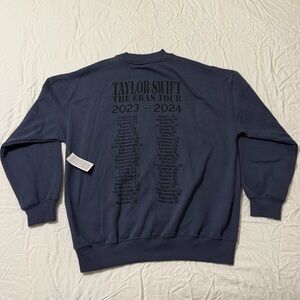 BNWT Blue Crewneck from the Eras Tour (size XL but fits smaller)